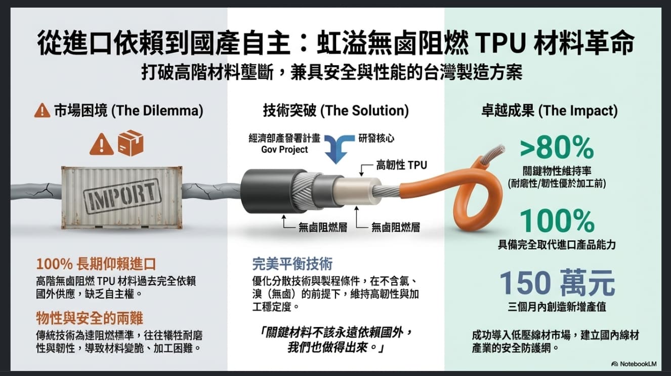 【CITD】從進口依賴到國產自主：虹溢無鹵阻燃TPU材料革命-1